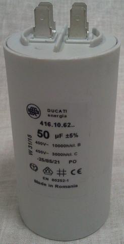 Condensatore 50 micro farad per motore elettrico