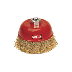 Spazzola a tazza diametro 65 mm per smerigliatrice angolare