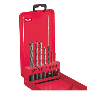 Punte da muro 7 pezzi in cassetta metallica