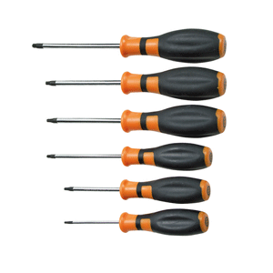 Serie 6 cacciaviti resistorx Crome Vanadium