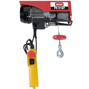 Paranco elettrico PE218F portata 100 / 200 kg