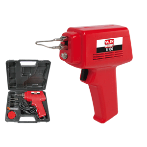 Saldatore istantaneo 220 Volt - 100 Watt con luce ed accessori