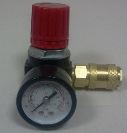 Riduttore di pressione micro 1/4" con 1 uscita