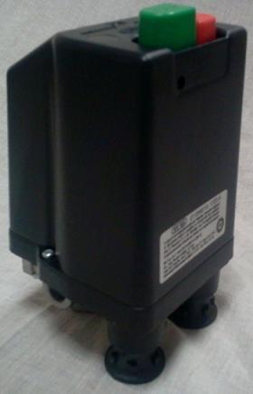 Telepressostato NEMA 3/8 + 3x1/4" con salvamotore da 6,3 A a 10A