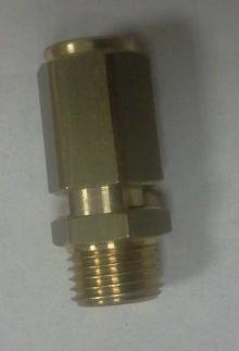 Valvola di sicurezza 1/4" non regolabile taratura 4 bar