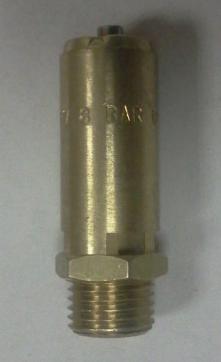 Valvola di sicurezza 1/4" non regolabile taratura 8 bar